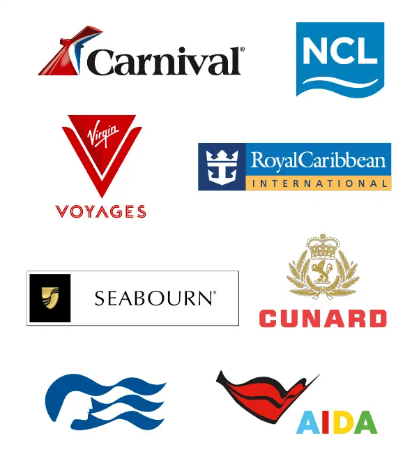 WMT customer logos for passenger ship companies.